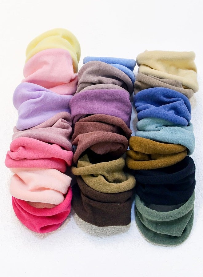 XIMA 20PCS Thick Seamless Hair Ties, Hair Scrunchies Elastics Hair Bands Large Soft Nylon Rope Ponytail Holders for Thick Heavy or Curly for Girls and Women - Image 4